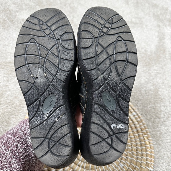 b.o.c Women’s Leather Mule Clogs Sandals Slip On Comfort Pilgrim in Black Size 9 - Picture 11 of 16